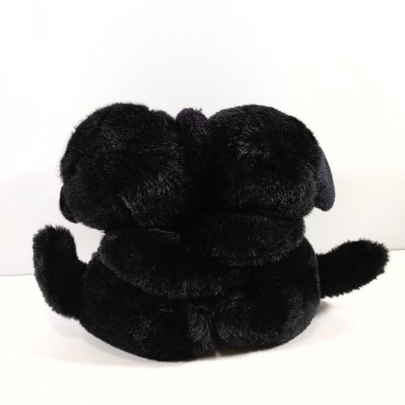 Fiesta Best Friends Fur-ever Plush Black Labrador Puppies 8"  Dogs - Picture 4 of 5